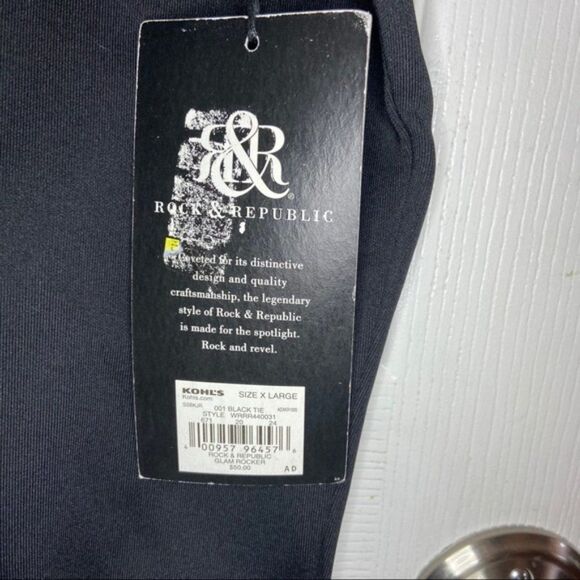 Rock and Republic Sweatshirt Size XL Contrast Design New w Tags Y - Picture 2 of 12